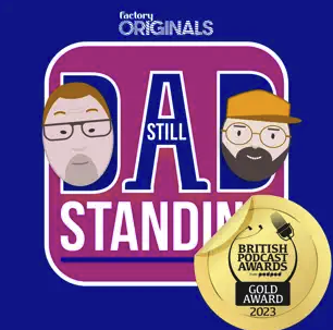 Logo for the podcast Dads still standing